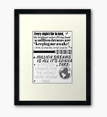 Million Dreams Framed Print
