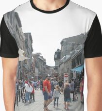 #Montreal #People #street #city #crowd #walking #urban #old #architecture #road #building #travel #shopping #traffic #blur #walk #business #tourism #woman #london Graphic T-Shirt