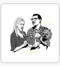 Gott liebt einen Terrier Sticker