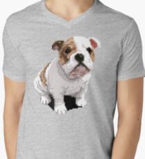 Fiona Pixel Portrait Men's V-Neck T-Shirt
