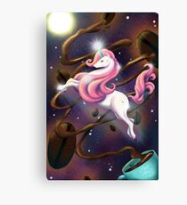 Caffeinated Einhorn Leinwanddruck