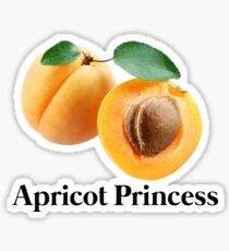 Pegatina princesa albaricoque