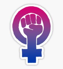 Bisexual Feminist Sticker