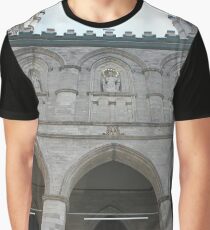 Notre-Dame Basilica, architecture, church, cathedral, building, religion, basilica, landmark, detail, old, city, gothic, stone, ancient, travel, arch, facade, medieval, monument, historic, sculpture Graphic T-Shirt