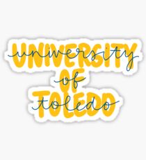university of toledo Sticker