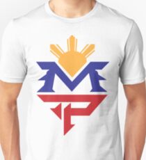 Manny MP Pacquiao philippinische Sun Flag Slim Fit T-Shirt