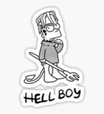 Lil Peep Hellboy Tee Sticker