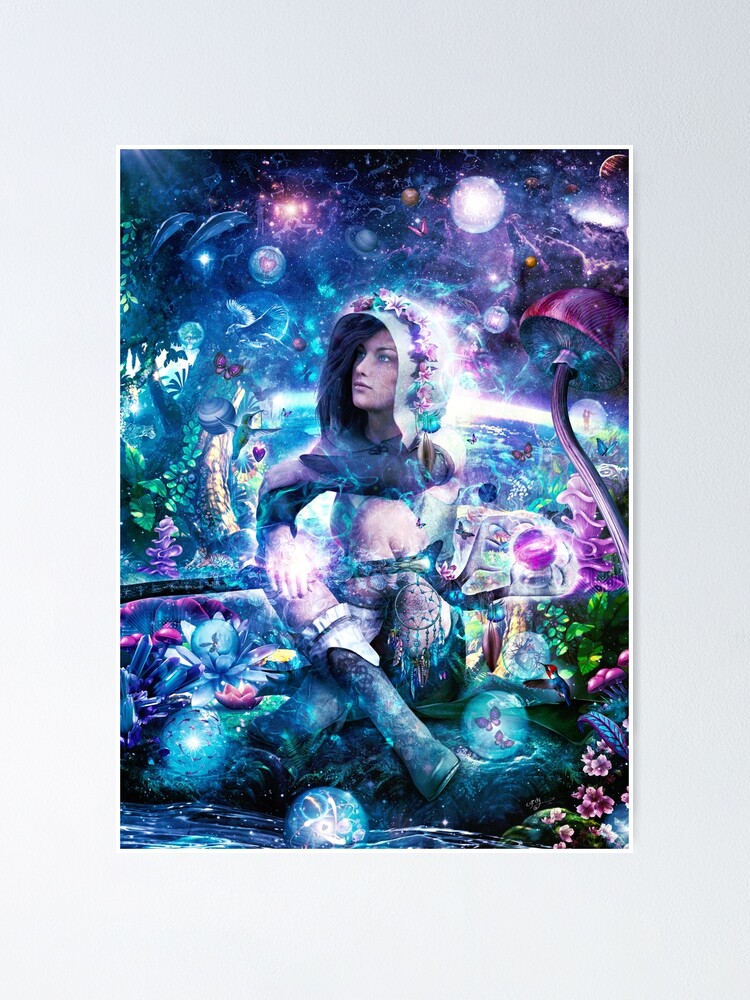 Alternate view of Observing Our Celestial Synergy Poster