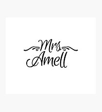 Mrs. Amell Photographic Print