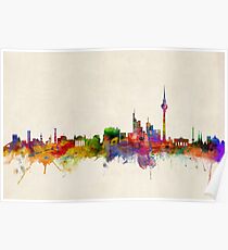 Berliner Skyline Deutschland Poster