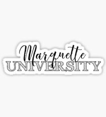 University and College | Sketch n Brush | Marquette University Sticker
