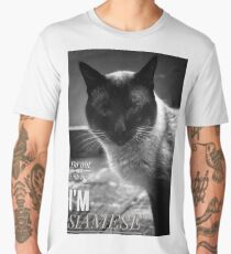 Male Siamese Cat Men's Premium T-Shirt