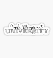 University and College | Sketch n Brush | P2 | Loyola Marymount University Sticker