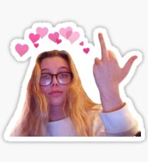 emma chamberlain Sticker