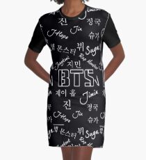 BTS-Gruppe T-Shirt Kleid