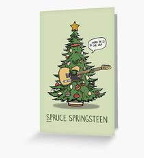 Spruce Springsteen Greeting Card
