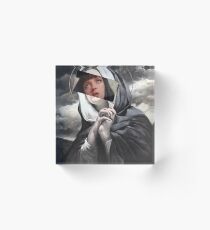 Mia Wallace Collage Acrylic Block