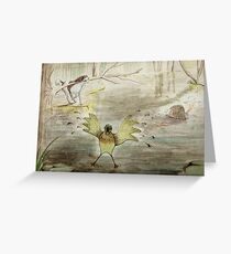 The Spaniel saves Daniel! Greeting Card