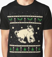 Christmas Japanese Bobtail Cat Gift Graphic T-Shirt