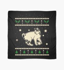 Christmas Japanese Bobtail Cat Gift Scarf