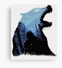 Jon Snow - King of The North Canvas Print