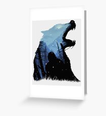 Jon Snow - König des Nordens Grußkarte