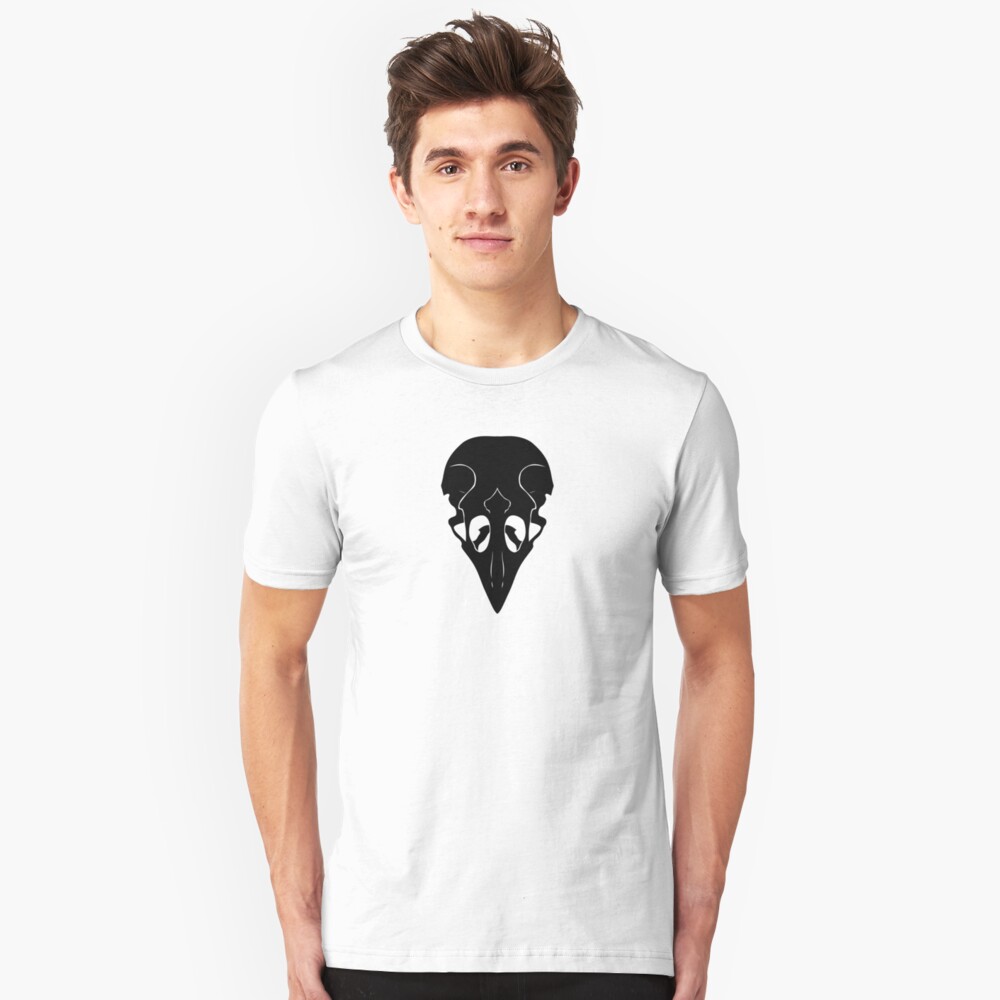 Crow Skull Slim Fit T-Shirt