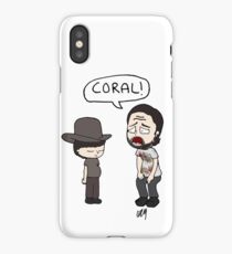 The Walking Dead, Coral meme illustration iPhone Case