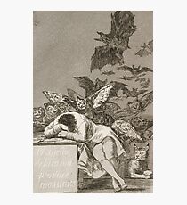 The Sleep of Reason Produces Monsters by Francisco Goya Photographic Print