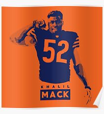 The New Monster of the Midway - Khalil Mack Poster