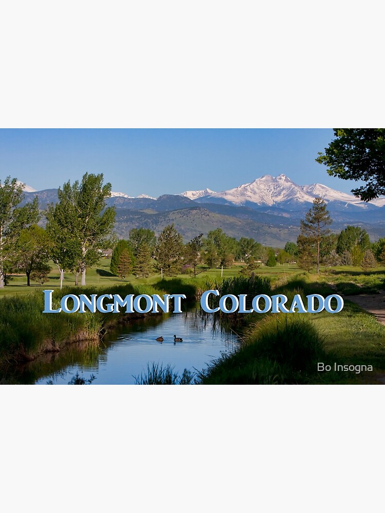 Longmont Colorado Twin Peaks View Poster by mrbo