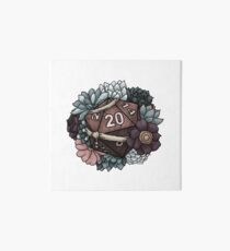 Monk Class D20 - Tabletop Gaming Dice Art Board