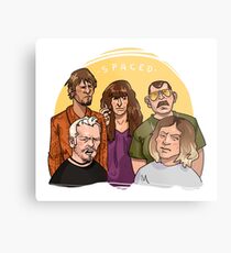 Spaced Metal Print