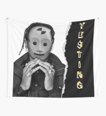 the mask Wall Tapestry