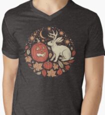 Halloween Friends | Autumn Palette V-Neck T-Shirt