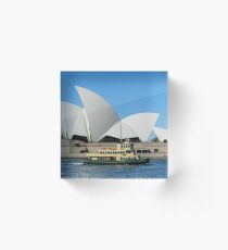 Sydney Harbour and Opera House Acrylic Block