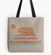California Striped Bear Tote Bag