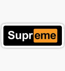 Supreme x Pornhub Sticker