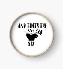 Spilling The Tea Clock