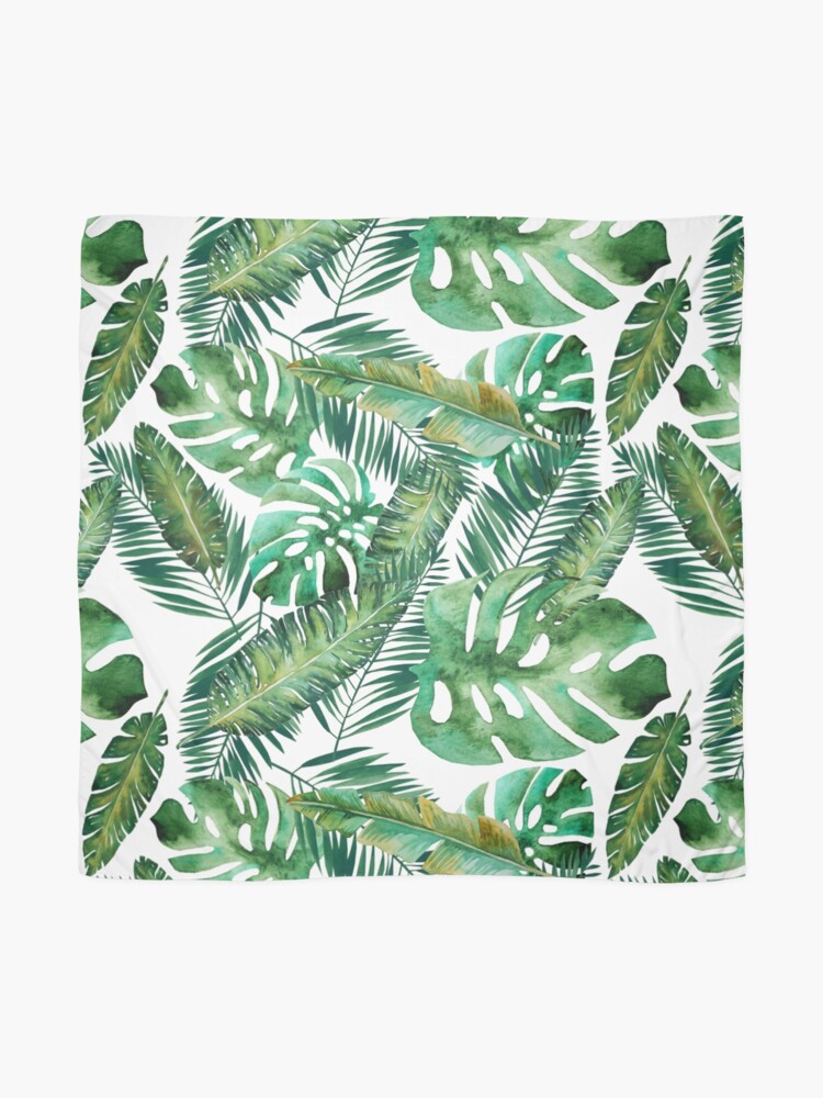Alternate view of Monstera Banana Palm Leaf Scarf