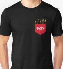 Pocky Pocket (Schokoladenversion) Slim Fit T-Shirt