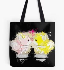 Anthropomorphized animals cartoon glowing Art Tote Bag