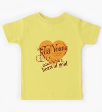 Real Young Minor mit einem Herz aus Gold von lilterra.com Kinder T-Shirt