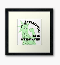 Nevertheless, She Persisted Framed Print