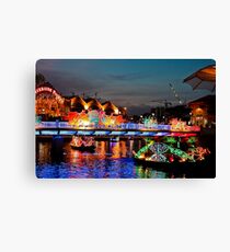 Colour River Canvas Print