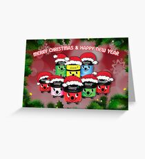 Henry Hoover und Freunde Weihnachtskarte Grußkarte