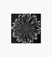 Sunflower in White Art Board