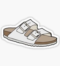 Birkenstock Sandal Birks Arizona White Sticker