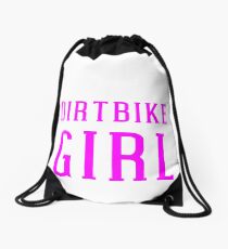 Dirtbike Girl For Motocross Dirt Bike Women Riders Drawstring Bag