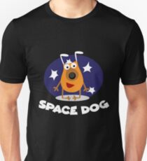 Camiseta ajustada Perro espacial